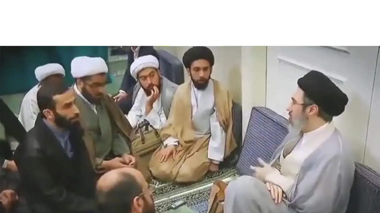 Screengrab of Mojtaba Khamenei's video posted by Mehr News Iran (Photo/mehrnews) Screengrab of Mojtaba Khamenei's video posted by Mehr News Iran (Photo/mehrnews)