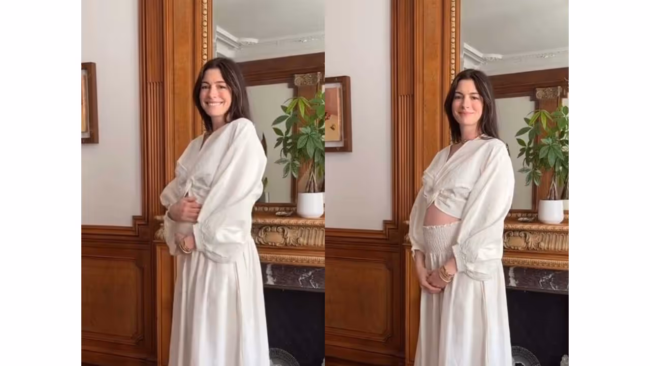 Anne Hathaway announces pregnancy (Photo/Instagram@annehathaway) Anne Hathaway announces pregnancy (Photo/Instagram@annehathaway)