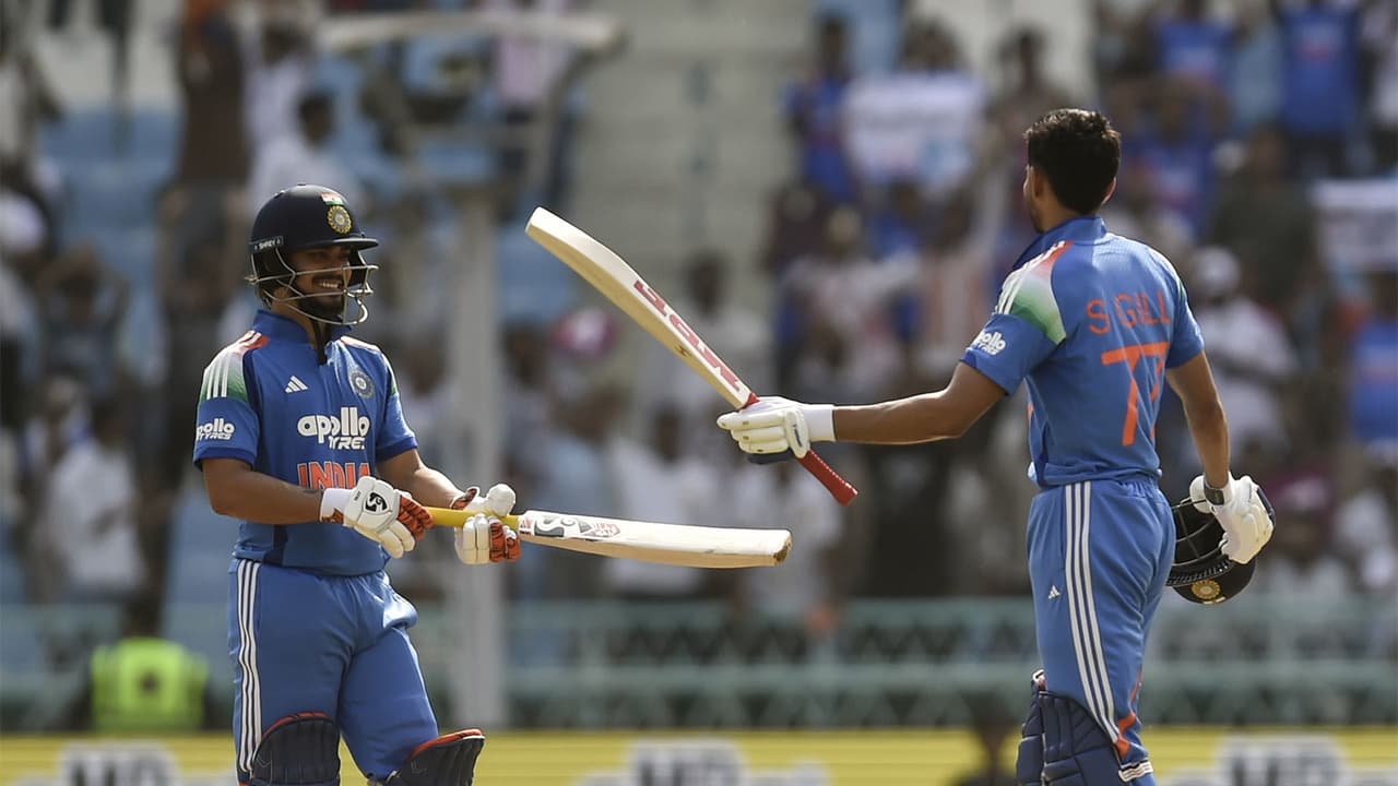 India's Ishan Kishan (L) with Shubman Gill in 2nd ODI against Afghanistan. (Photo: ANI) India's Ishan Kishan (L) with Shubman Gill in 2nd ODI against Afghanistan. (Photo: ANI)