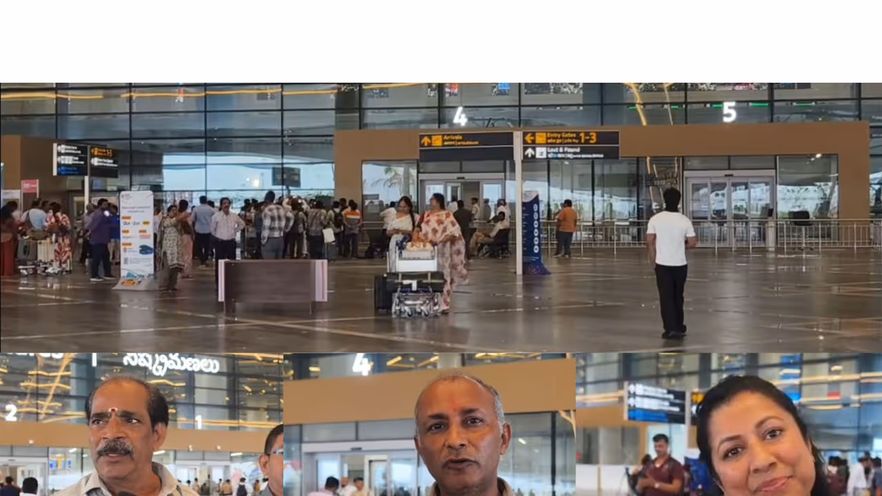 Passengers praise Alluri Sitarama Airport infrastructure (Photo/ANI) Passengers praise Alluri Sitarama Airport infrastructure (Photo/ANI)