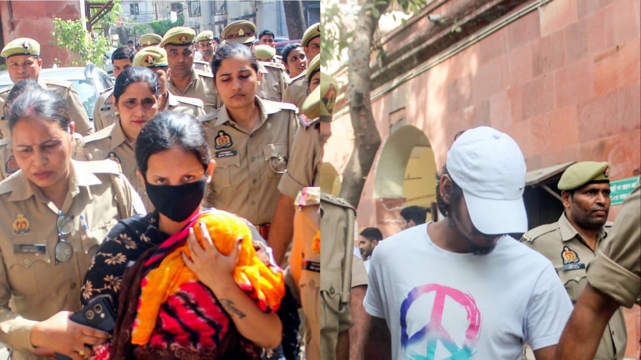 Muskan Rastogi, Sahil Shukla sentenced to death (File Photo/ANI) Muskan Rastogi, Sahil Shukla sentenced to death (File Photo/ANI)