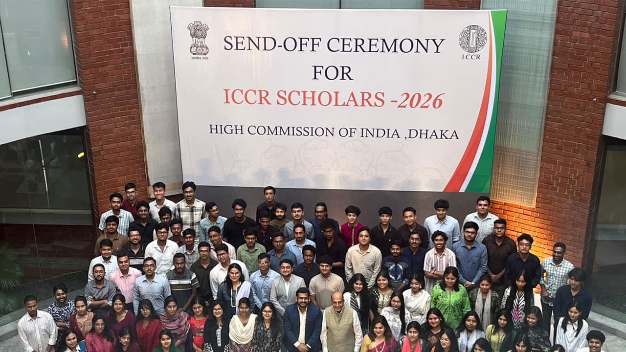 ‘Send off’ ceremony hosted by the High Commission of India (Photo/High Commission of India in Bangladesh) ‘Send off’ ceremony hosted by the High Commission of India (Photo/High Commission of India in Bangladesh)