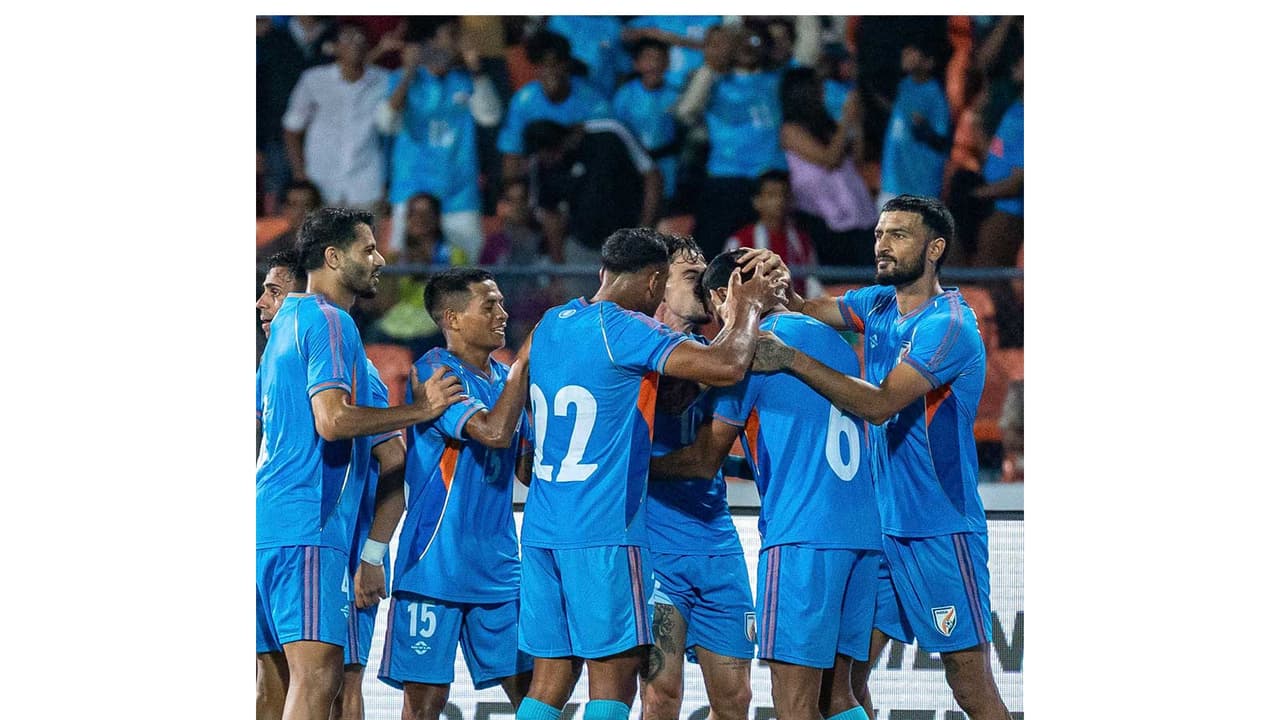 India men's football team. (Photo: X/ @IndianFootball) India men's football team. (Photo: X/ @IndianFootball)