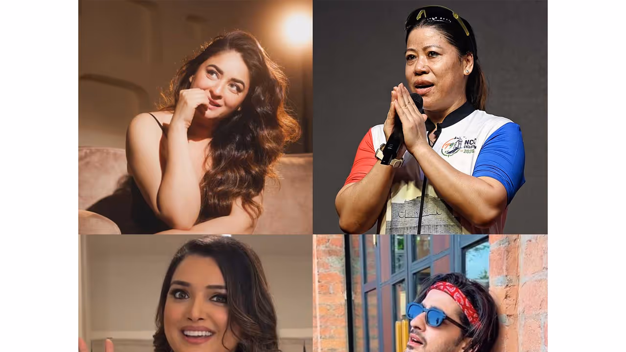 Bigg Boss 20 contestants (Photo/ANI/Instagram@mahhivij/@aamrapali1101/@qazitouqeer_official) Bigg Boss 20 contestants (Photo/ANI/Instagram@mahhivij/@aamrapali1101/@qazitouqeer_official)