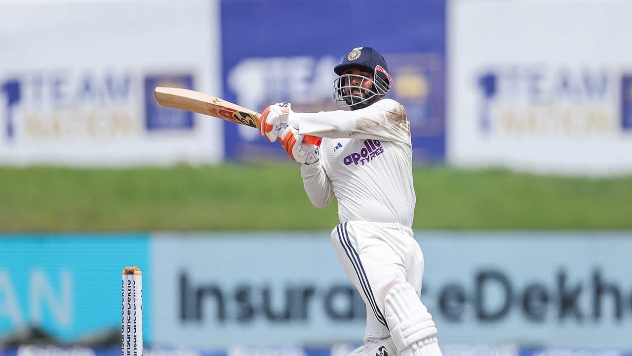 Indian wicketkeeper batter Rishabh Pant batting (Photo: ANI) Indian wicketkeeper batter Rishabh Pant batting (Photo: ANI)