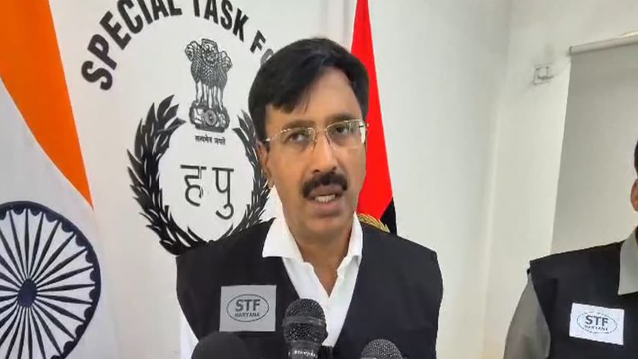 STF Haryana Chief Satish Balan (Photo/ANI) STF Haryana Chief Satish Balan (Photo/ANI)