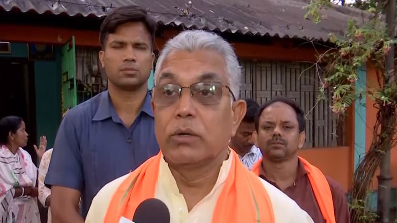 BJP leader and candidate from Kharagpur Sadar, Dilip Ghosh (Photo/ANI) BJP leader and candidate from Kharagpur Sadar, Dilip Ghosh (Photo/ANI)