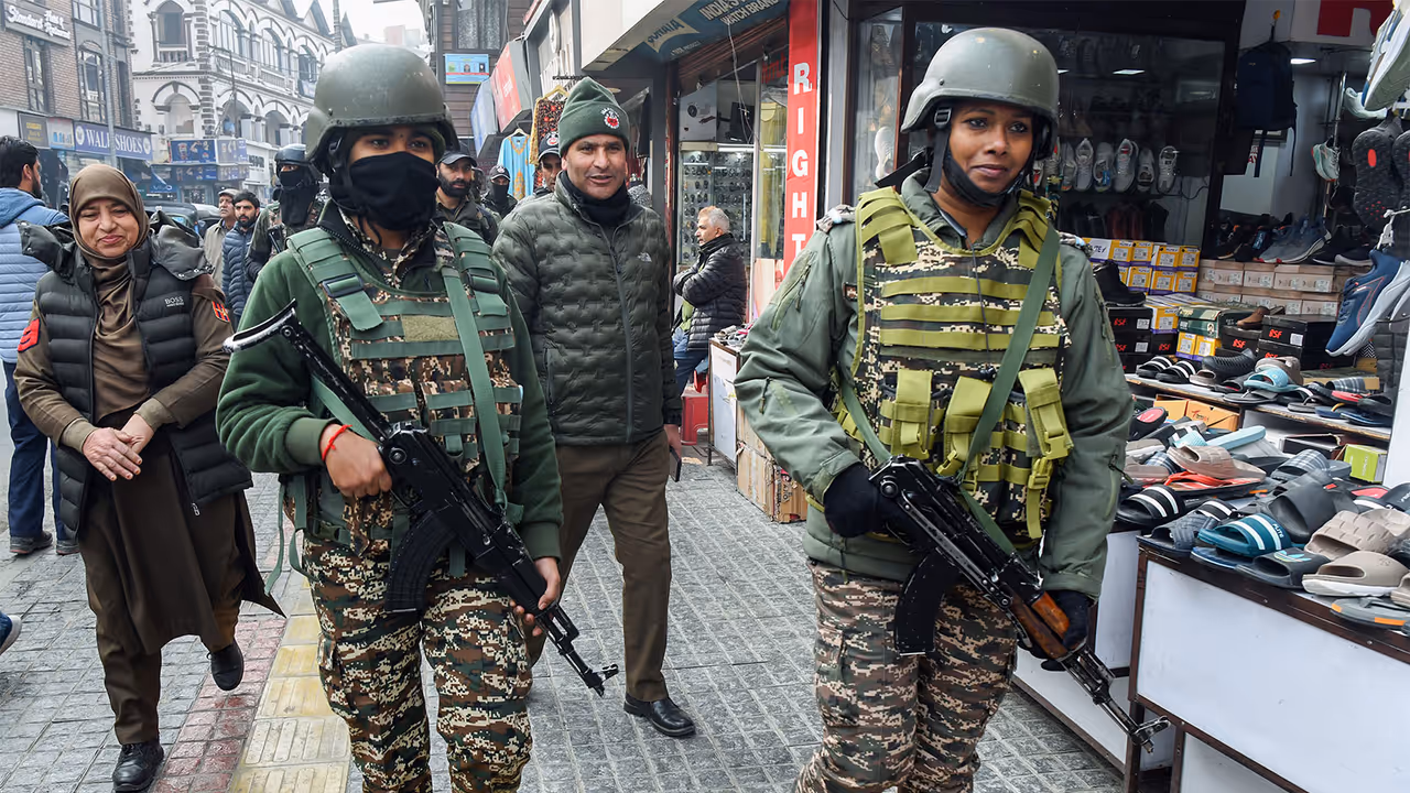 CRPF camp at Gogunda Hill in Chattishgarh (Photo/ANI)