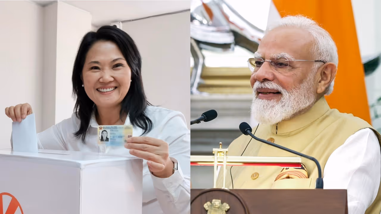 Peru's President elect Keiko Fujimori, Prime Minister Narendra Modi (Photo: X@KeikoFujimori, ANI) Peru's President elect Keiko Fujimori, Prime Minister Narendra Modi (Photo: X@KeikoFujimori, ANI)