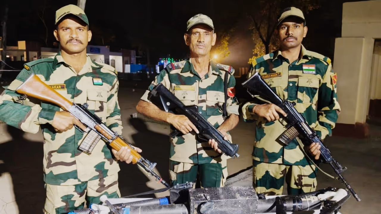BSF seizes drone, heroin near Punjab border (Photo/BSF)