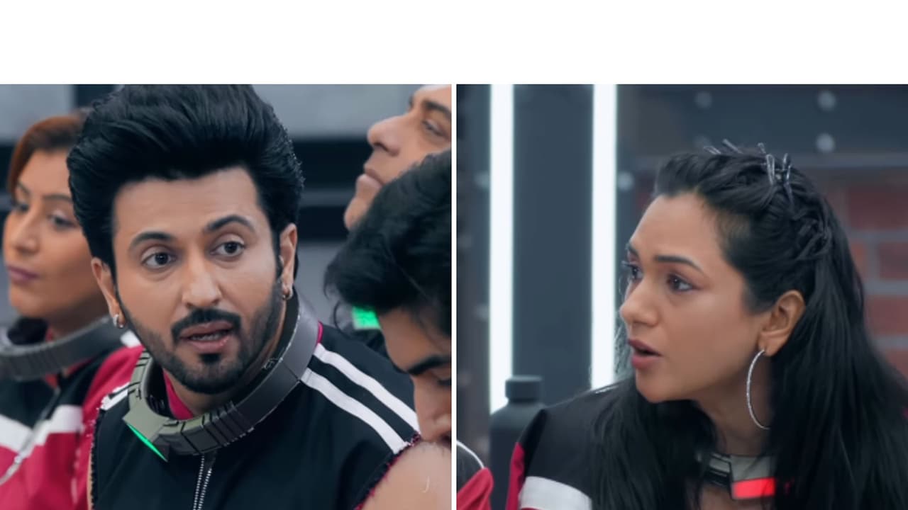 Dheeraj Dhoopar and Akanksha Chamola (Photo/instagram/@netflixindiareality) Dheeraj Dhoopar and Akanksha Chamola (Photo/instagram/@netflixindiareality)
