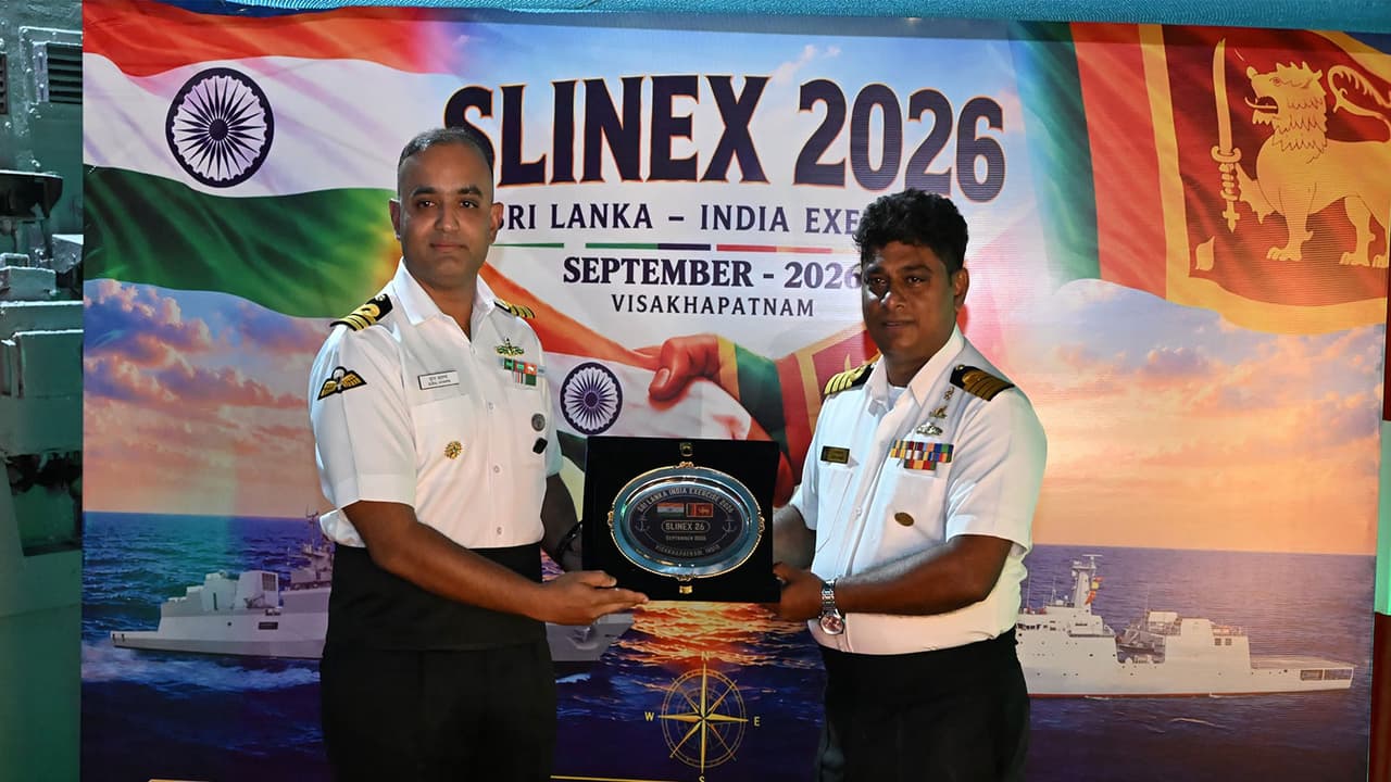 India Sri Lanka exercise SLINEX 2026 (Photo/X@indiannavy) India Sri Lanka exercise SLINEX 2026 (Photo/X@indiannavy)
