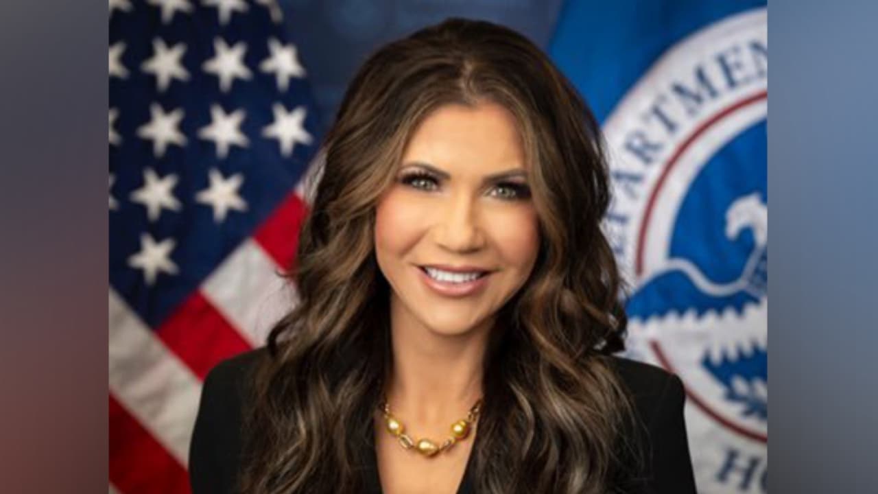 Secretary of Department of Homeland Security Kristi Noem (File Photo/X/@Sec_Noem) Secretary of Department of Homeland Security Kristi Noem (File Photo/X/@Sec_Noem)