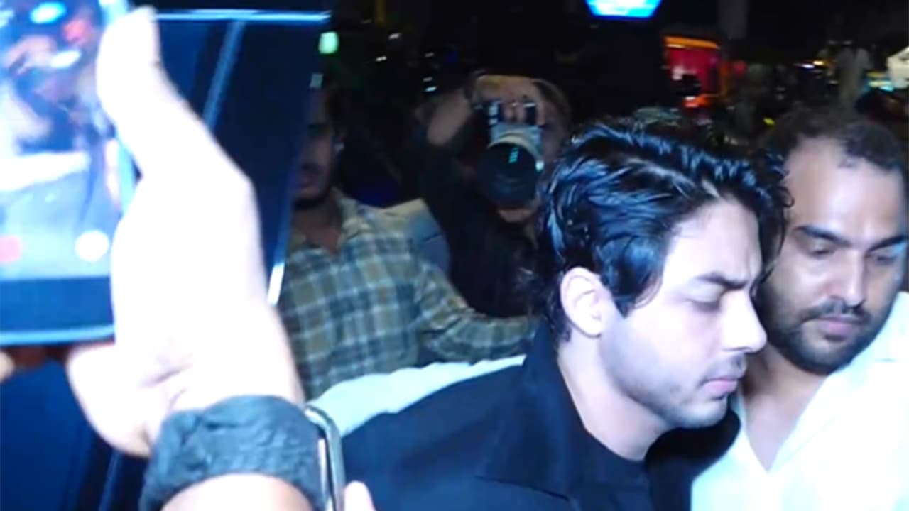 Aryan Khan at Raghav Juyal's birthday bash (Photo/ANI) Aryan Khan at Raghav Juyal's birthday bash (Photo/ANI)