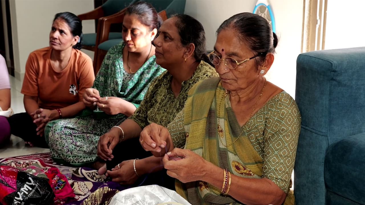 Gujarat’s women entrepreneurs bring their craftsmanship to life during Navratri (Photo/ANI) Gujarat’s women entrepreneurs bring their craftsmanship to life during Navratri (Photo/ANI)