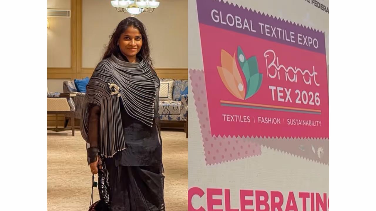 Vaishali Shadangule, Bharat Tex 2026 (Photo/Instagram/ @vaishalishadangule/ X/ @Bharat_tex) Vaishali Shadangule, Bharat Tex 2026 (Photo/Instagram/ @vaishalishadangule/ X/ @Bharat_tex)