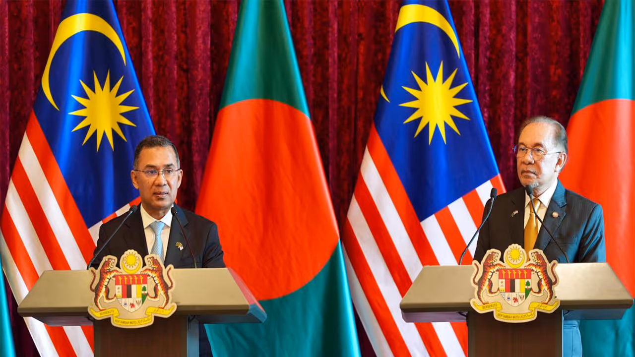 Bangladesh PM Tarique Rahman with Malaysian counterpart in Anwar Ibrahim (Photo/Bangladesh PMO) Bangladesh PM Tarique Rahman with Malaysian counterpart in Anwar Ibrahim (Photo/Bangladesh PMO)