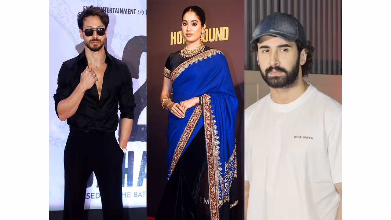 Tiger Shroff, Janhvi Kapoor and Lakshya (Photo/ANI) Tiger Shroff, Janhvi Kapoor and Lakshya (Photo/ANI)
