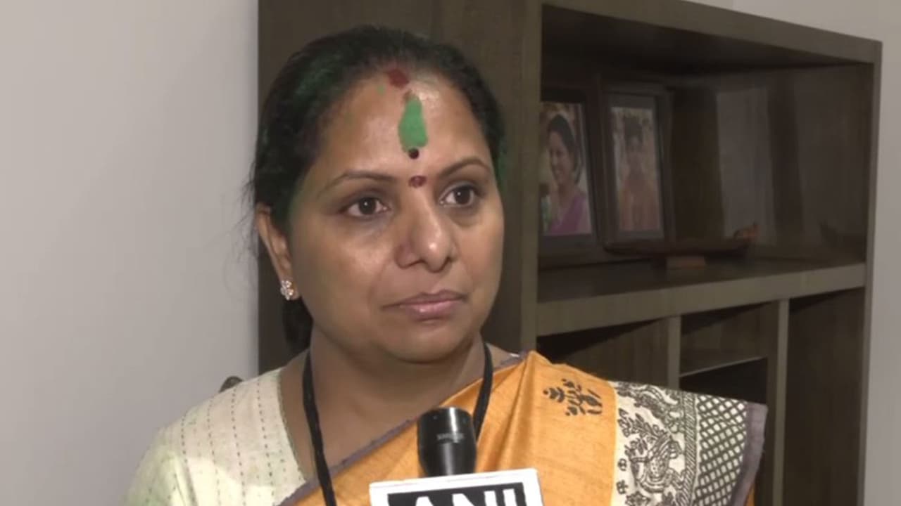 Telangana Jagruthi president K Kavitha (Photo/ANI) Telangana Jagruthi president K Kavitha (Photo/ANI)