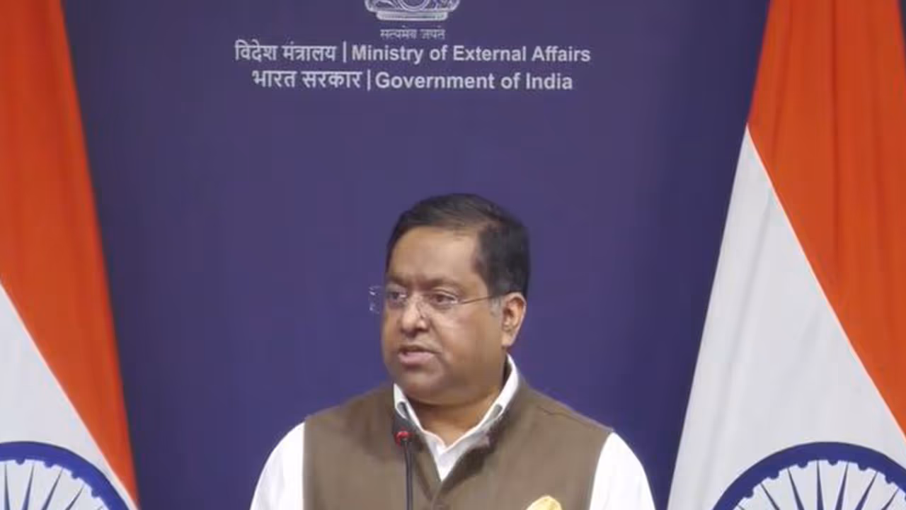 MEA Spokesperson Randhir Jaiswal (Photo/YouTube@Ministry of External Affairs, India) MEA Spokesperson Randhir Jaiswal (Photo/YouTube@Ministry of External Affairs, India)