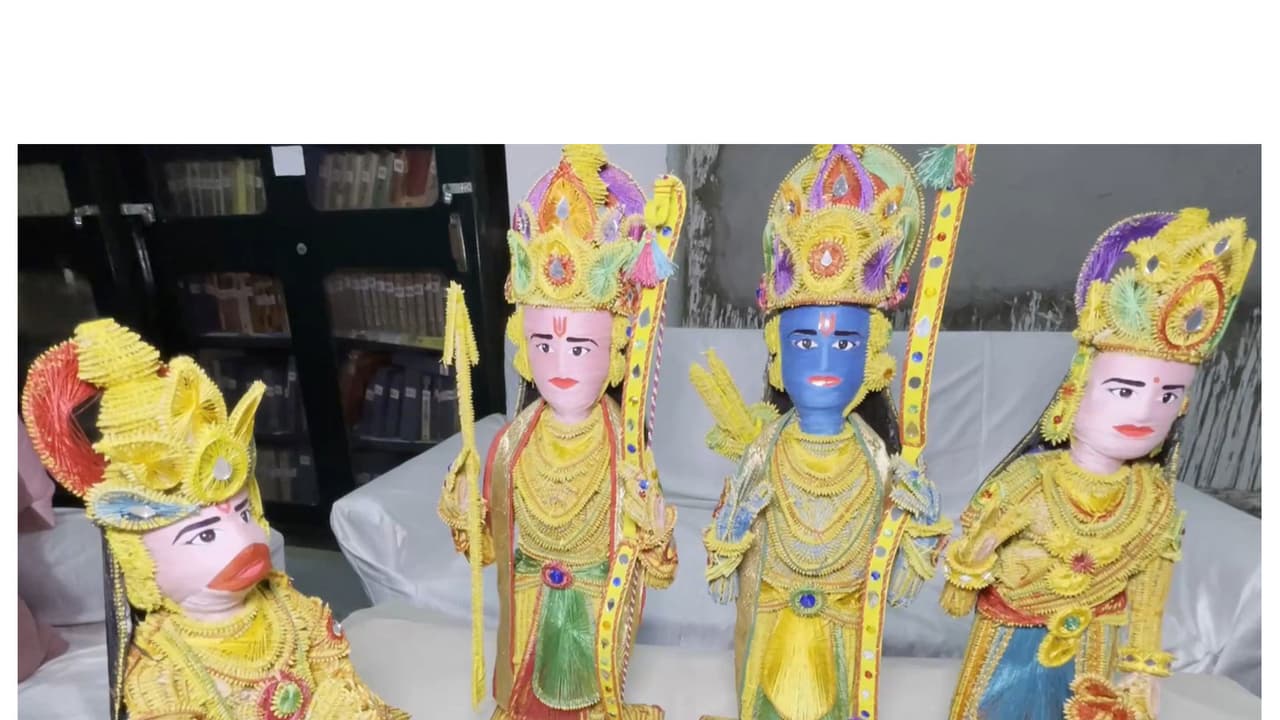 Artwork depicting Lord Ram, Lakshman, Sita, and Hanuman (Photo/ANI) Artwork depicting Lord Ram, Lakshman, Sita, and Hanuman (Photo/ANI)