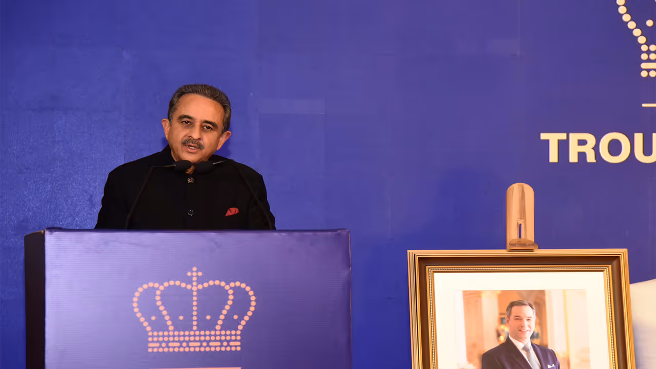 Minister of State for External Affairs Kirti Vardhan Singh represented the Indian side as Chief Guest at a reception hosted by the Embassy of Luxembourg in the national capital (Photo/X@KVSinghMPGonda) Minister of State for External Affairs Kirti Vardhan Singh represented the Indian side as Chief Guest at a reception hosted by the Embassy of Luxembourg in the national capital (Photo/X@KVSinghMPGonda)