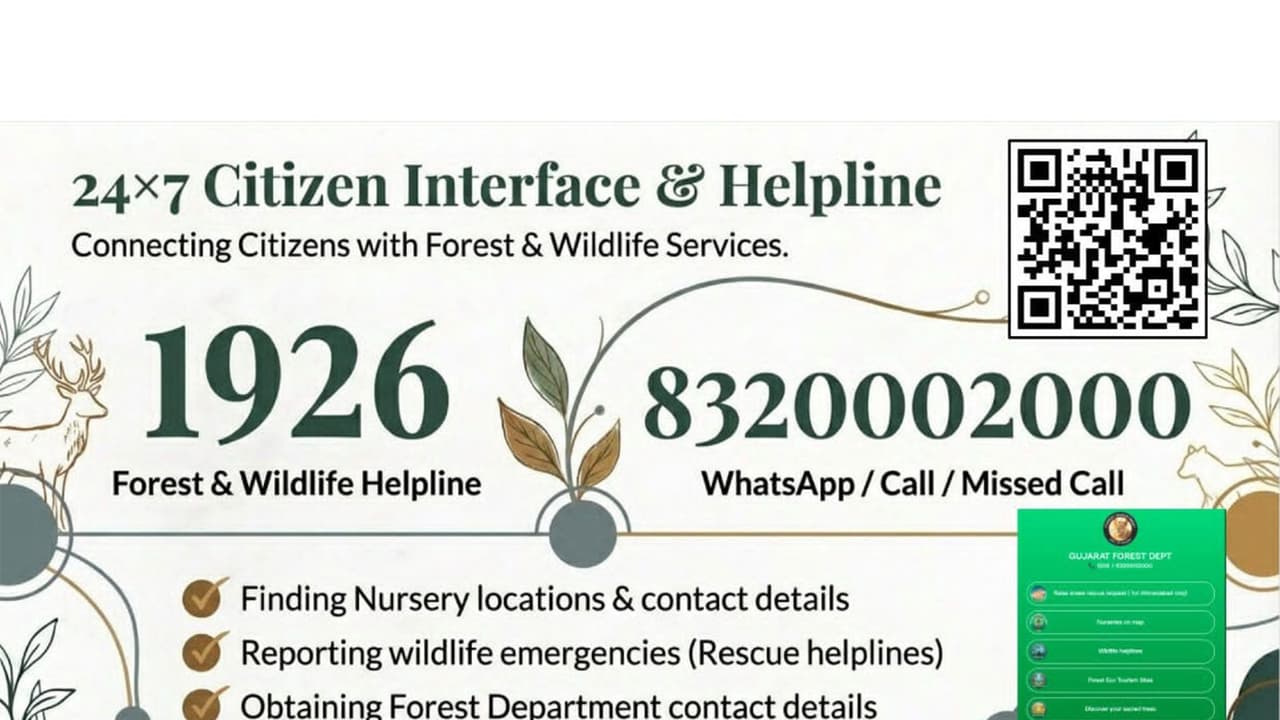 Gujarat Forest helpline eases access to saplings, services (Photo/Gujarat CMO) Gujarat Forest helpline eases access to saplings, services (Photo/Gujarat CMO)