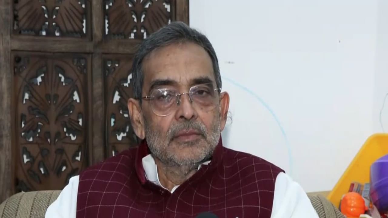 Rashtriya Lok Morcha (RLM) chief Upendra Khushwaha (Photo/ANI) Rashtriya Lok Morcha (RLM) chief Upendra Khushwaha (Photo/ANI)