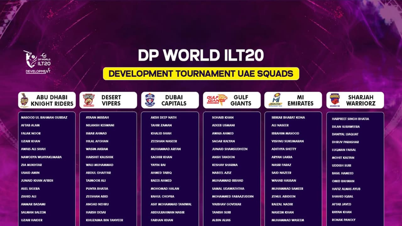 International League T20 squads. (Photo/ILT20) International League T20 squads. (Photo/ILT20)
