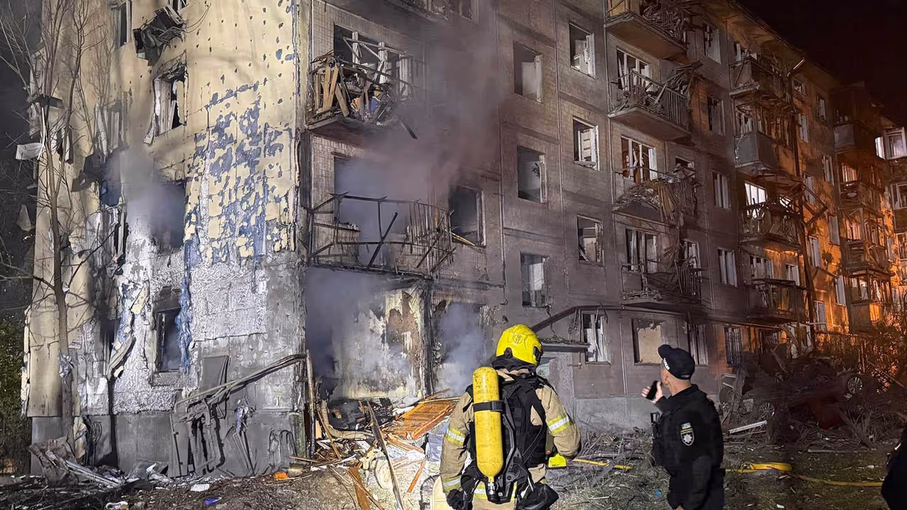 Aftermath of overnight Russian drone and missile attack on Kyiv (Photo/X/@ZelenskyyUa) Aftermath of overnight Russian drone and missile attack on Kyiv (Photo/X/@ZelenskyyUa)