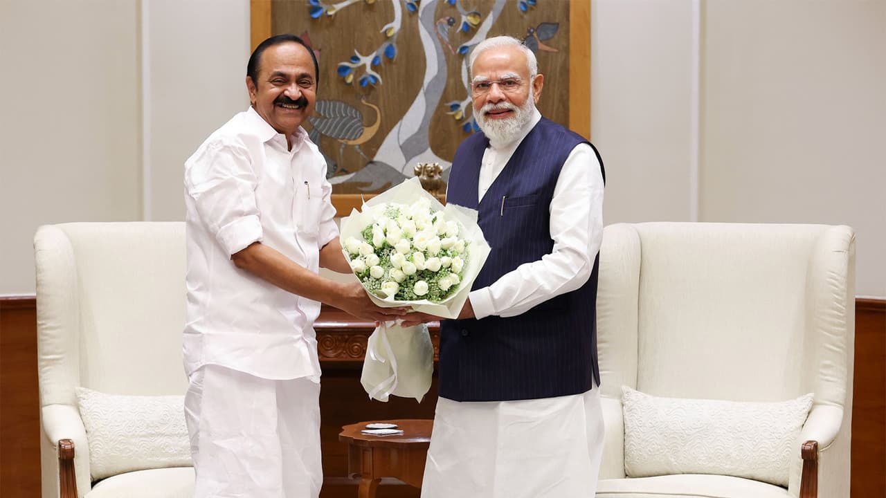 PM Narendra Modi (right) with Keralam Chief Minister V D Satheesan. (Photo/x/PMOIndia) PM Narendra Modi (right) with Keralam Chief Minister V D Satheesan. (Photo/x/PMOIndia)
