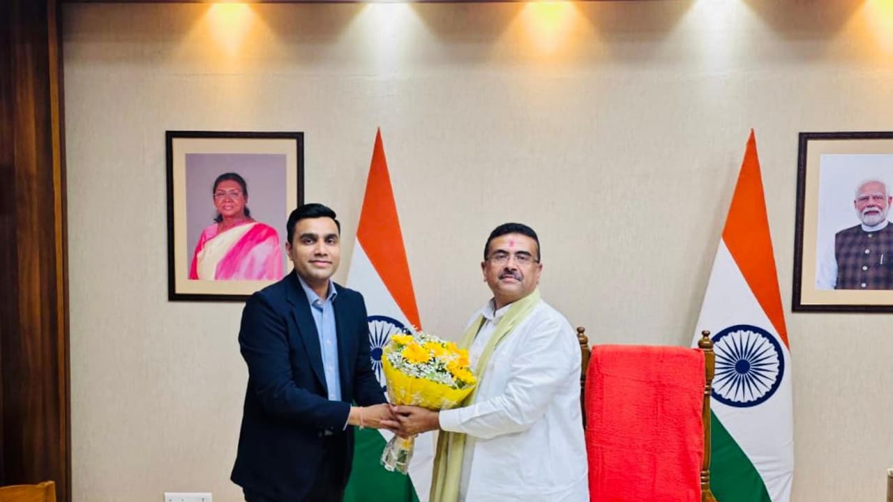 West Bengal CM Suvendu Adhikari meets Karan Adani at State Secretariat (Photo/CMO) West Bengal CM Suvendu Adhikari meets Karan Adani at State Secretariat (Photo/CMO)