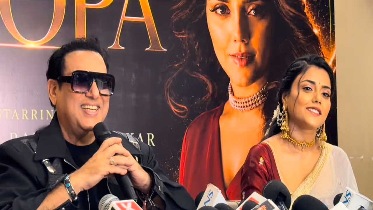 Govinda and actress Rani Swarnkar (Photo/ANI) Govinda and actress Rani Swarnkar (Photo/ANI)
