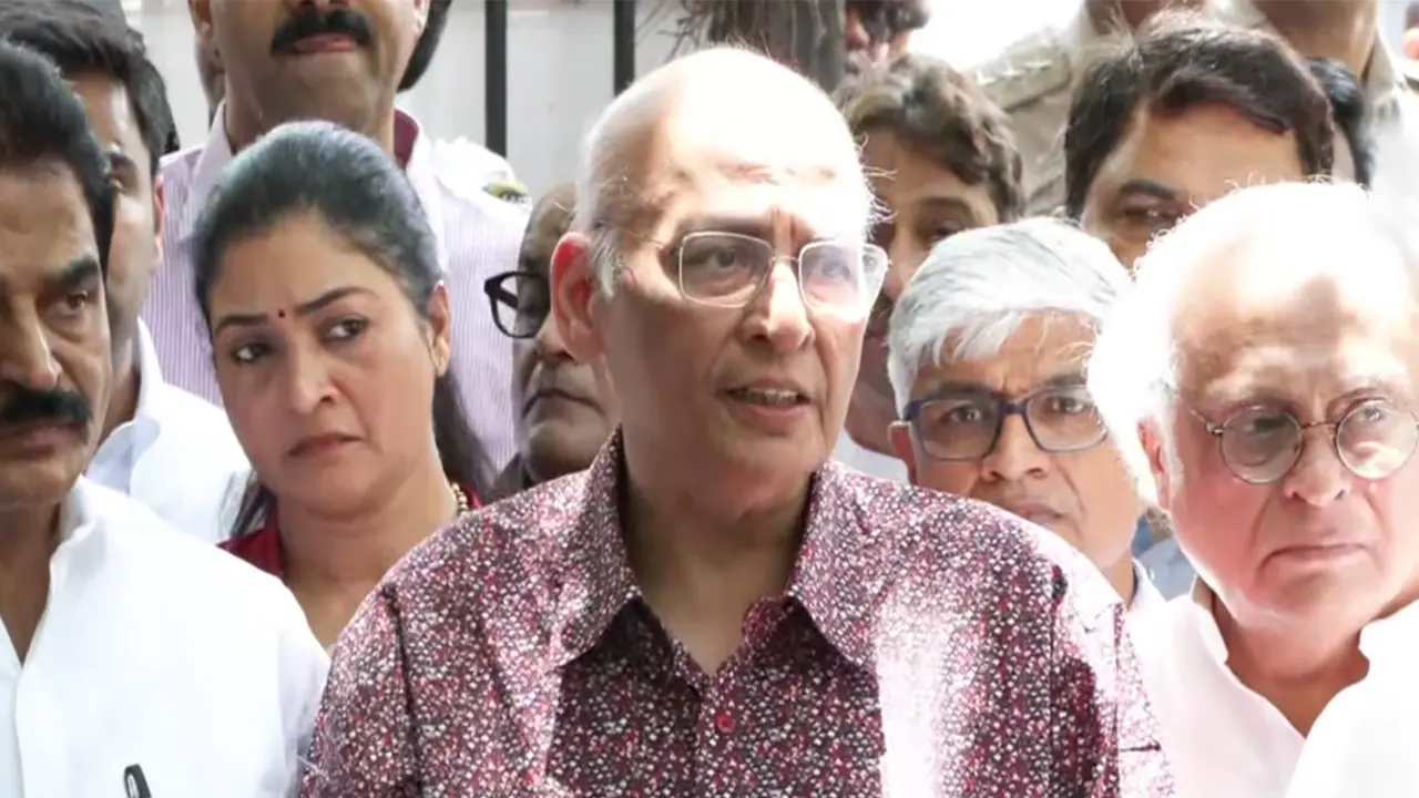 Congress MP Abhishek Manu Singhvi (Photo/ANI) Congress MP Abhishek Manu Singhvi (Photo/ANI)