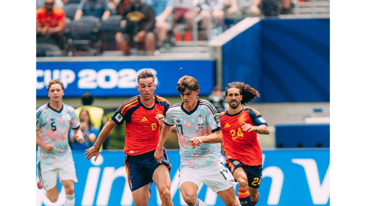 Spain and Belgium players in action (Photo: X/@BelRedDevils) Spain and Belgium players in action (Photo: X/@BelRedDevils)