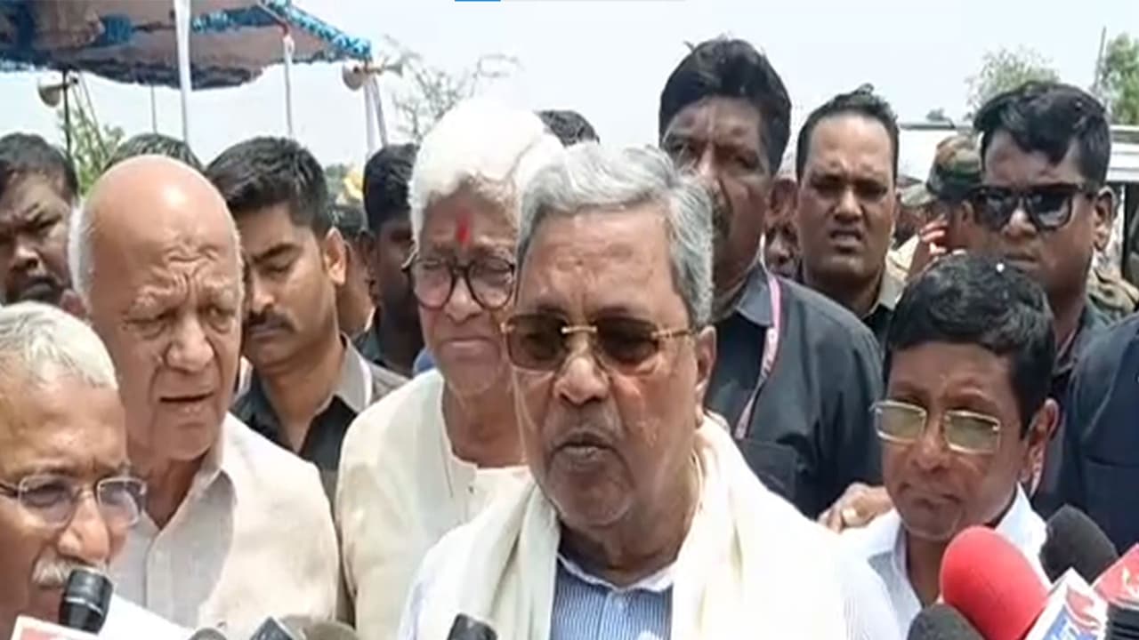 Karnataka Chief Minister Siddaramaiah in Bagalkote (Photo/ANI) Karnataka Chief Minister Siddaramaiah in Bagalkote (Photo/ANI)
