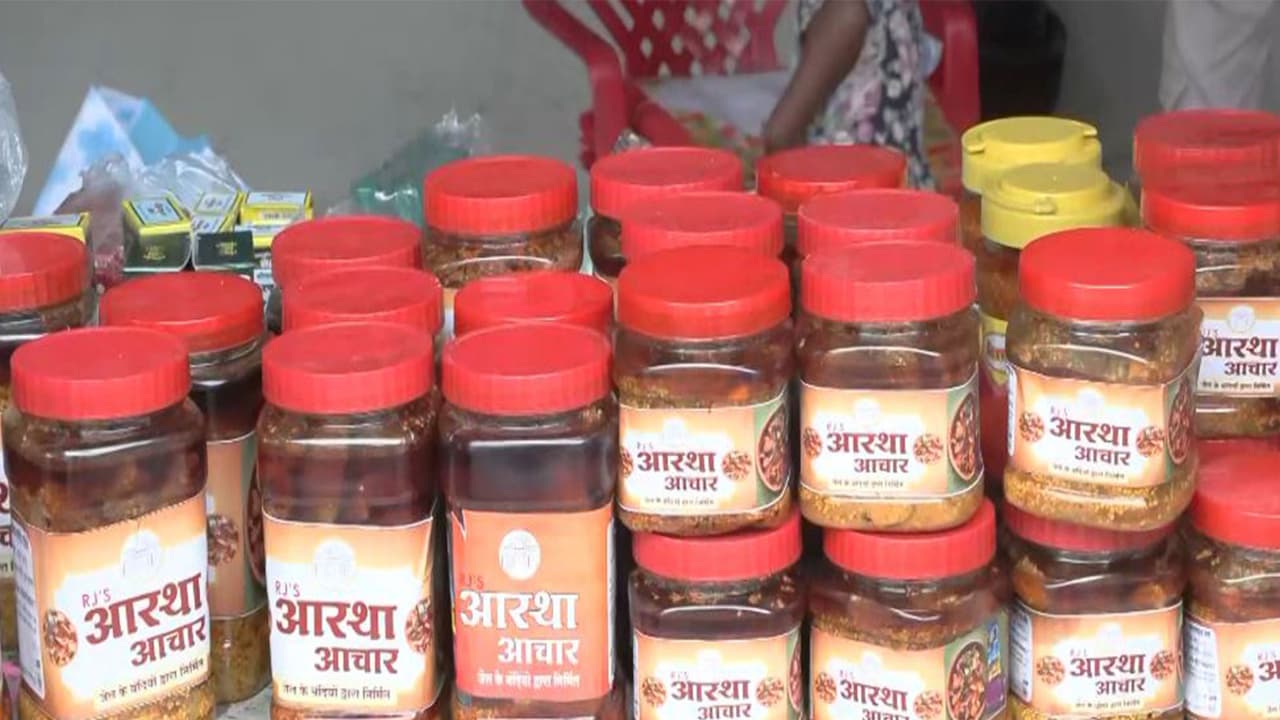 Pickles made by Raipur jail female inmates (Photo/ANI) Pickles made by Raipur jail female inmates (Photo/ANI)