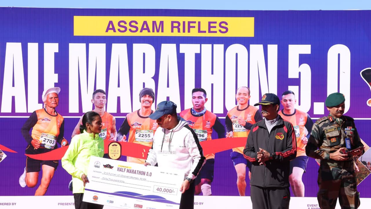 5th Edition of the Assam Rifles Half Marathon 2025 (Photo/AssamRifles) 5th Edition of the Assam Rifles Half Marathon 2025 (Photo/AssamRifles)