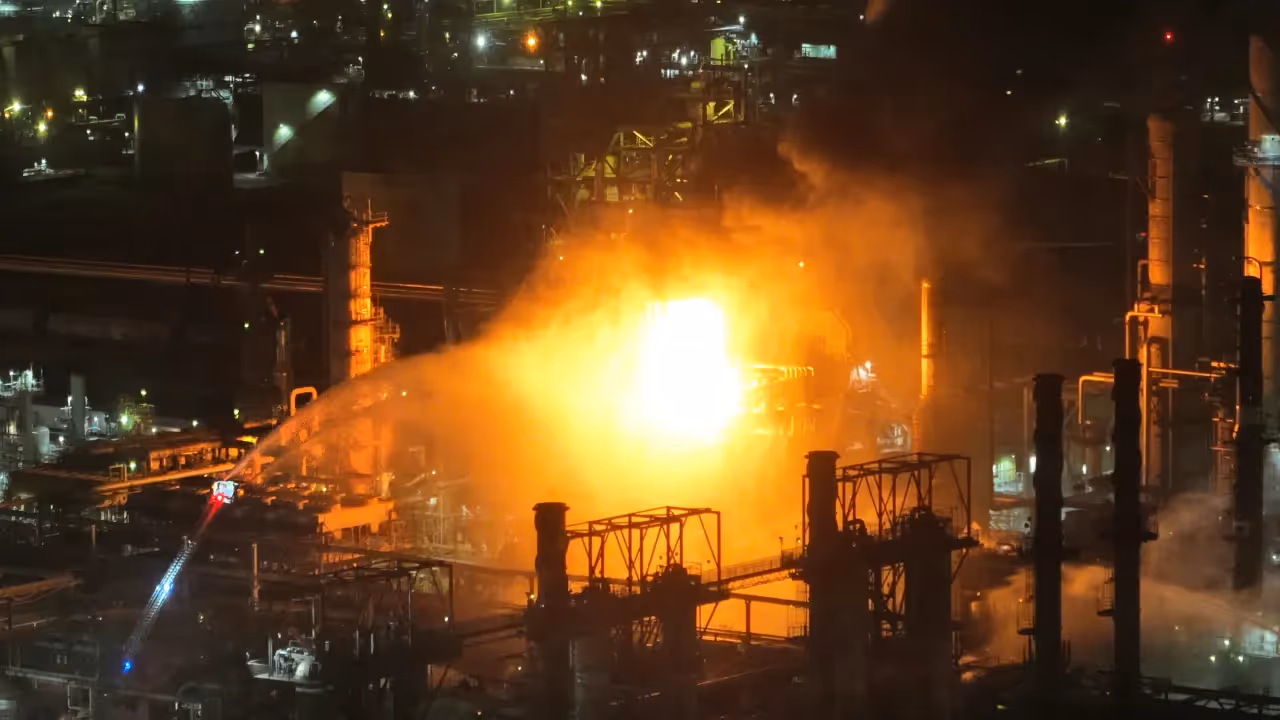 https://stocktwits.com/news articles/markets/equity/large fire spotted at chevron s el segundo refinery in los angeles county/chCuOgXR3f8 https://stocktwits.com/news articles/markets/equity/large fire spotted at chevron s el segundo refinery in los angeles county/chCuOgXR3f8