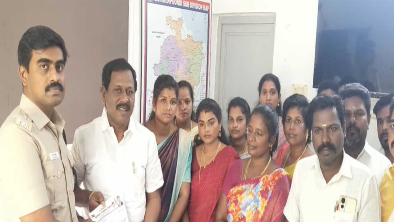 TVK MLA files police complaint against DMK MP A Raja (Photo/ANI) TVK MLA files police complaint against DMK MP A Raja (Photo/ANI)