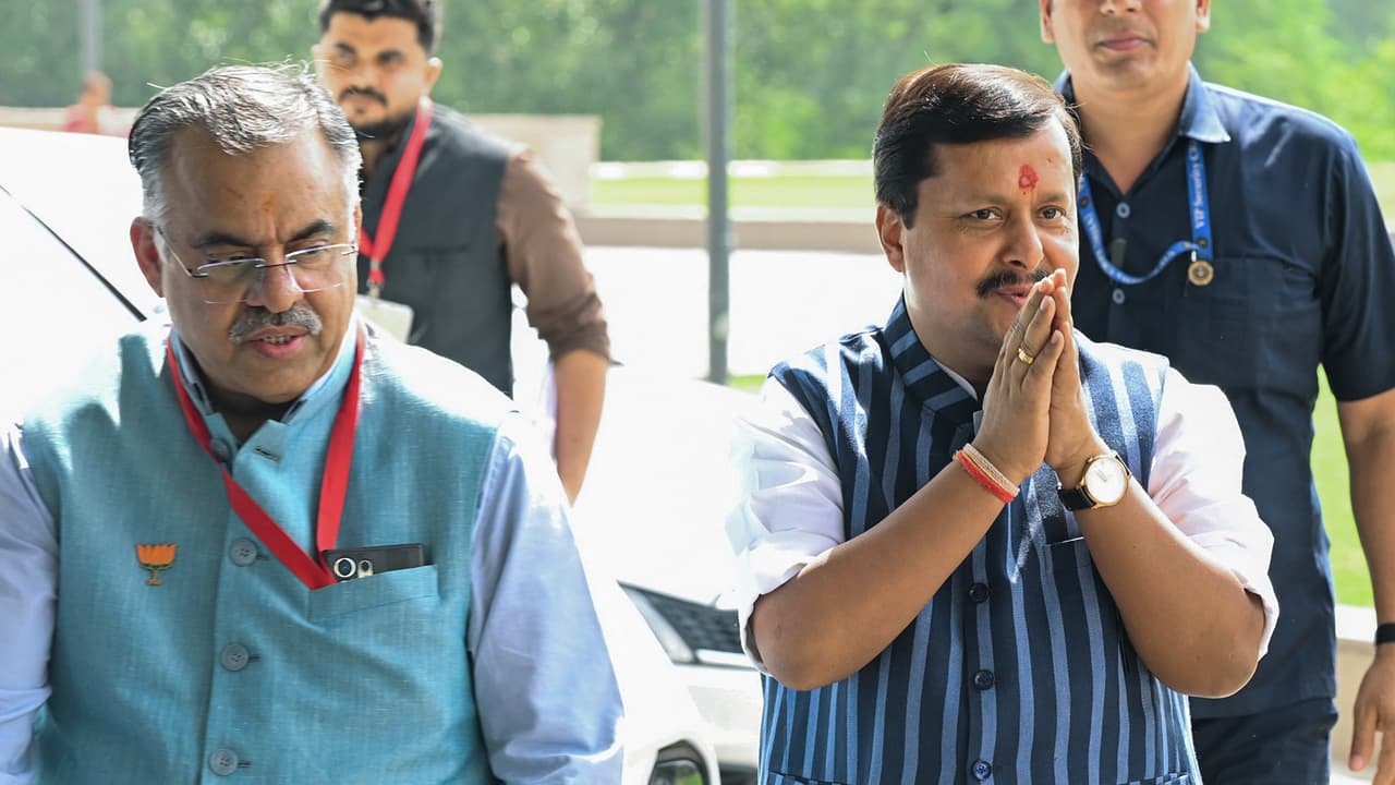 BJP chief Nitin Nabin (R) with BJP National General Secretary Tarun Chugh (File Photo/ANI) BJP chief Nitin Nabin (R) with BJP National General Secretary Tarun Chugh (File Photo/ANI)