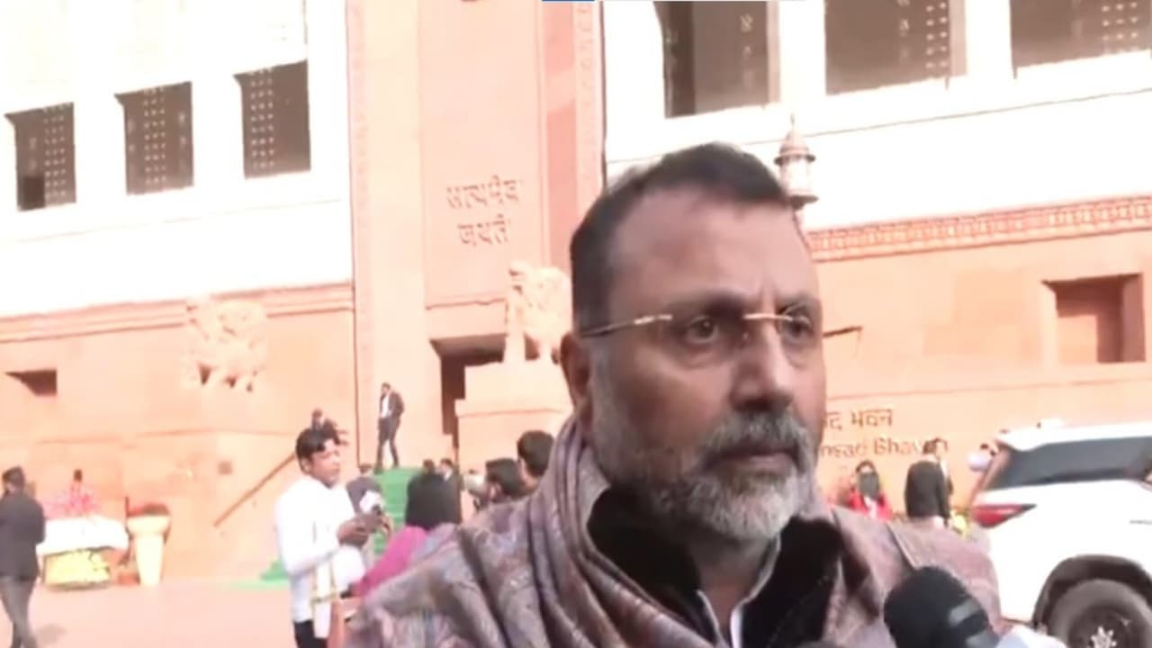 BJP MP Nishikant Dubey (Photo/ANI) BJP MP Nishikant Dubey (Photo/ANI)