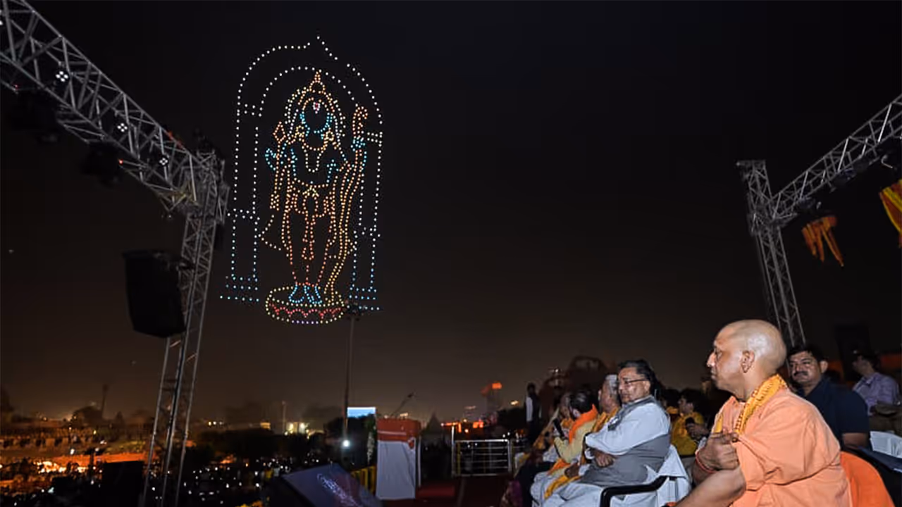 Deepotsav celebrations in Ayodhya 2025 (Photo/ANI) Deepotsav celebrations in Ayodhya 2025 (Photo/ANI)