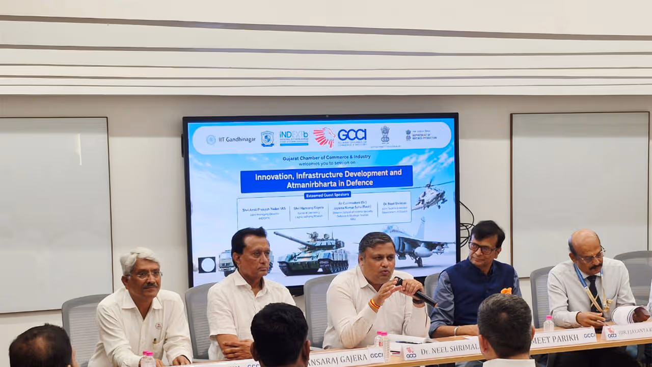 Gujarat govt hosts high level conference (Photo/Gujarat CMO) Gujarat govt hosts high level conference (Photo/Gujarat CMO)