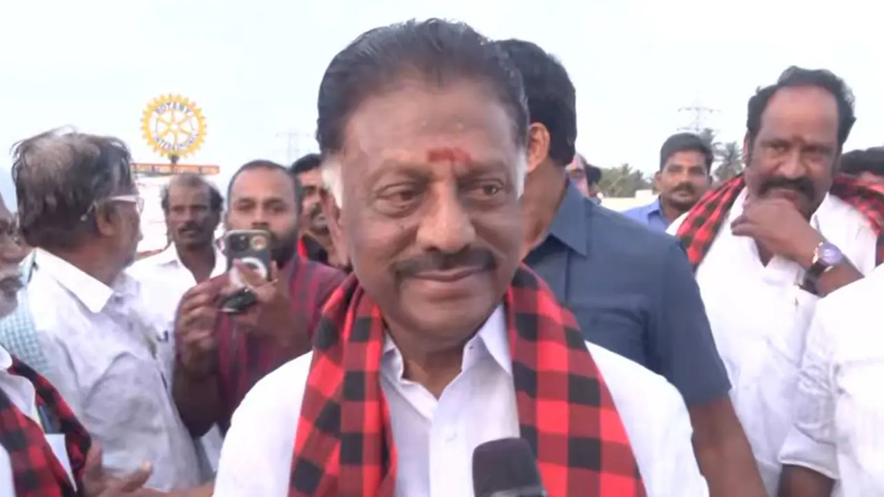 Former Tamil Nadu CM and DMK candidate O Panneerselvam (Photo/ANI) Former Tamil Nadu CM and DMK candidate O Panneerselvam (Photo/ANI)