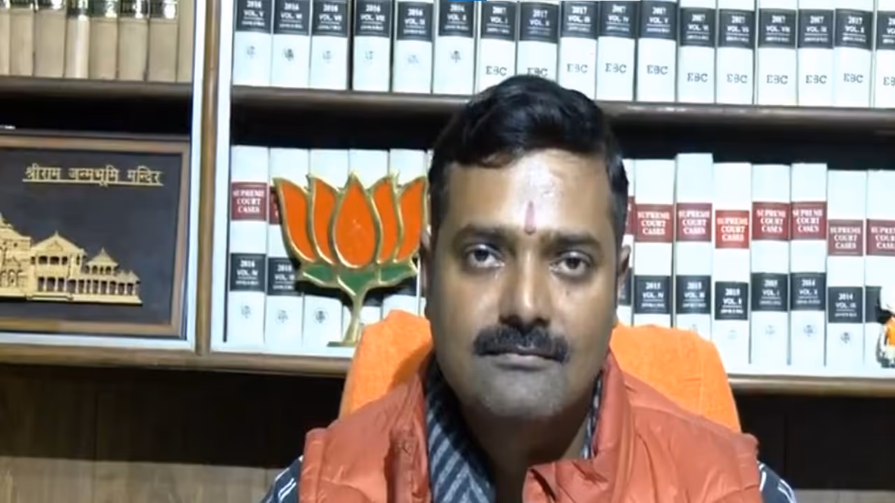 BJP leader Rakesh Tripathi (Photo/ANI)