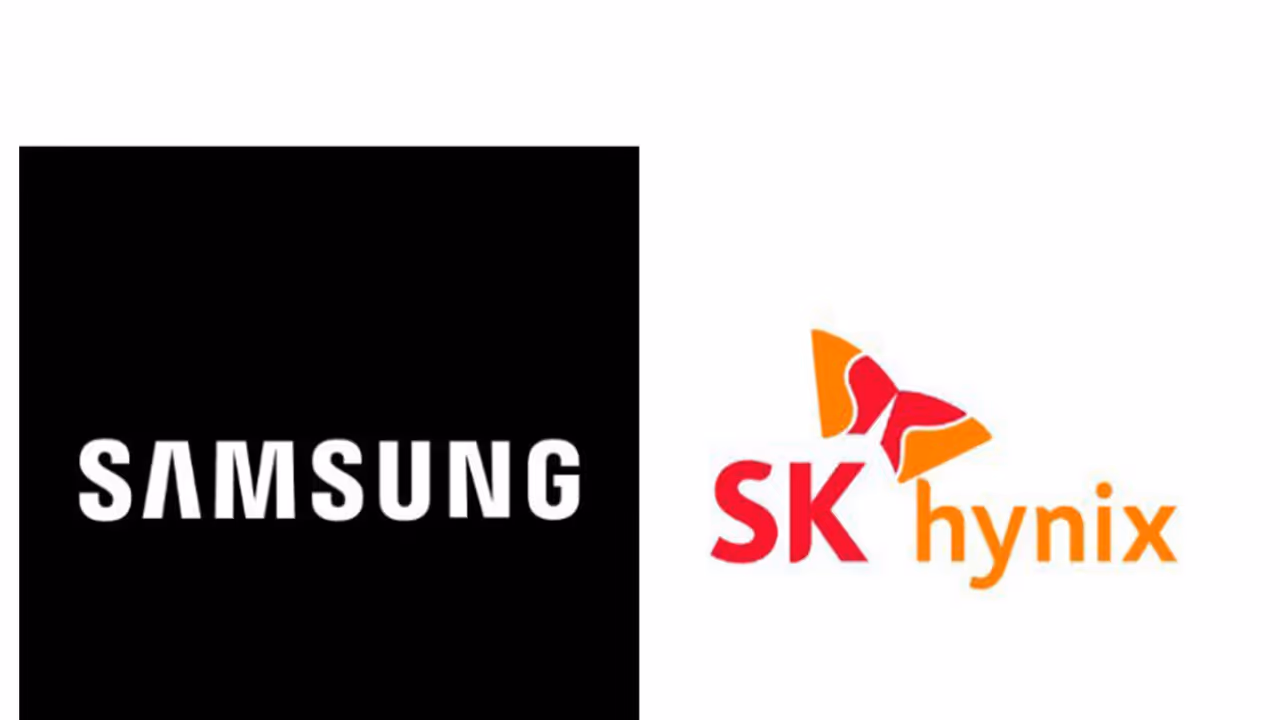 Samsung logo; SK hynix logo (Photo/@SamsungKorea/@SKhynix) Samsung logo; SK hynix logo (Photo/@SamsungKorea/@SKhynix)