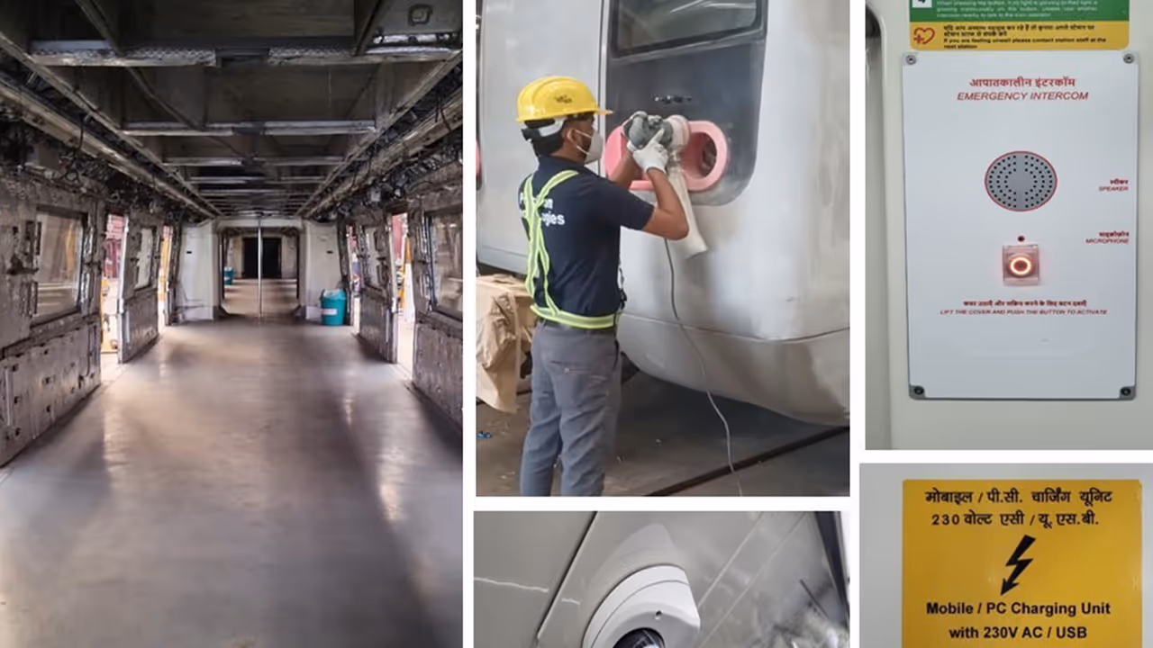 DMRC launches mid life refurbishment of Blue Line trains (Photo/DMRC) DMRC launches mid life refurbishment of Blue Line trains (Photo/DMRC)