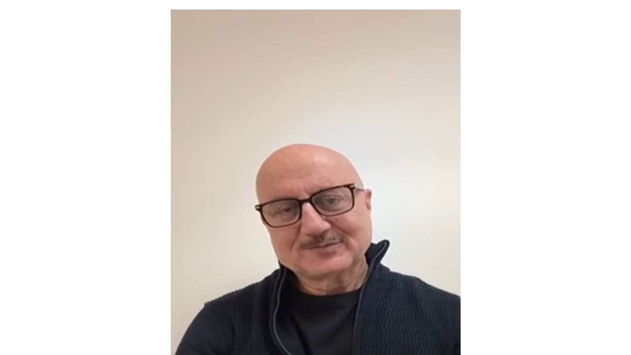 Anupam Kher (Image source: Instagram handle of Anupam Kher) Anupam Kher (Image source: Instagram handle of Anupam Kher)