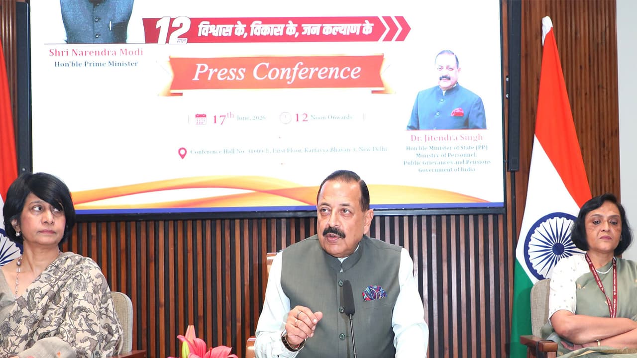 Union minister Jitendra Singh (Photo/X/@DrJitendraSingh) Union minister Jitendra Singh (Photo/X/@DrJitendraSingh)